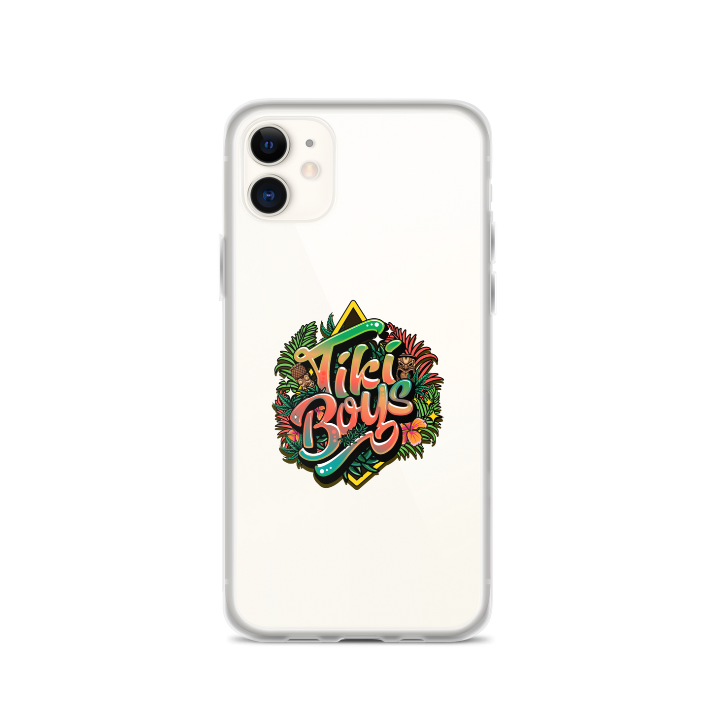 Tiki Boys Clear Case for iPhone®