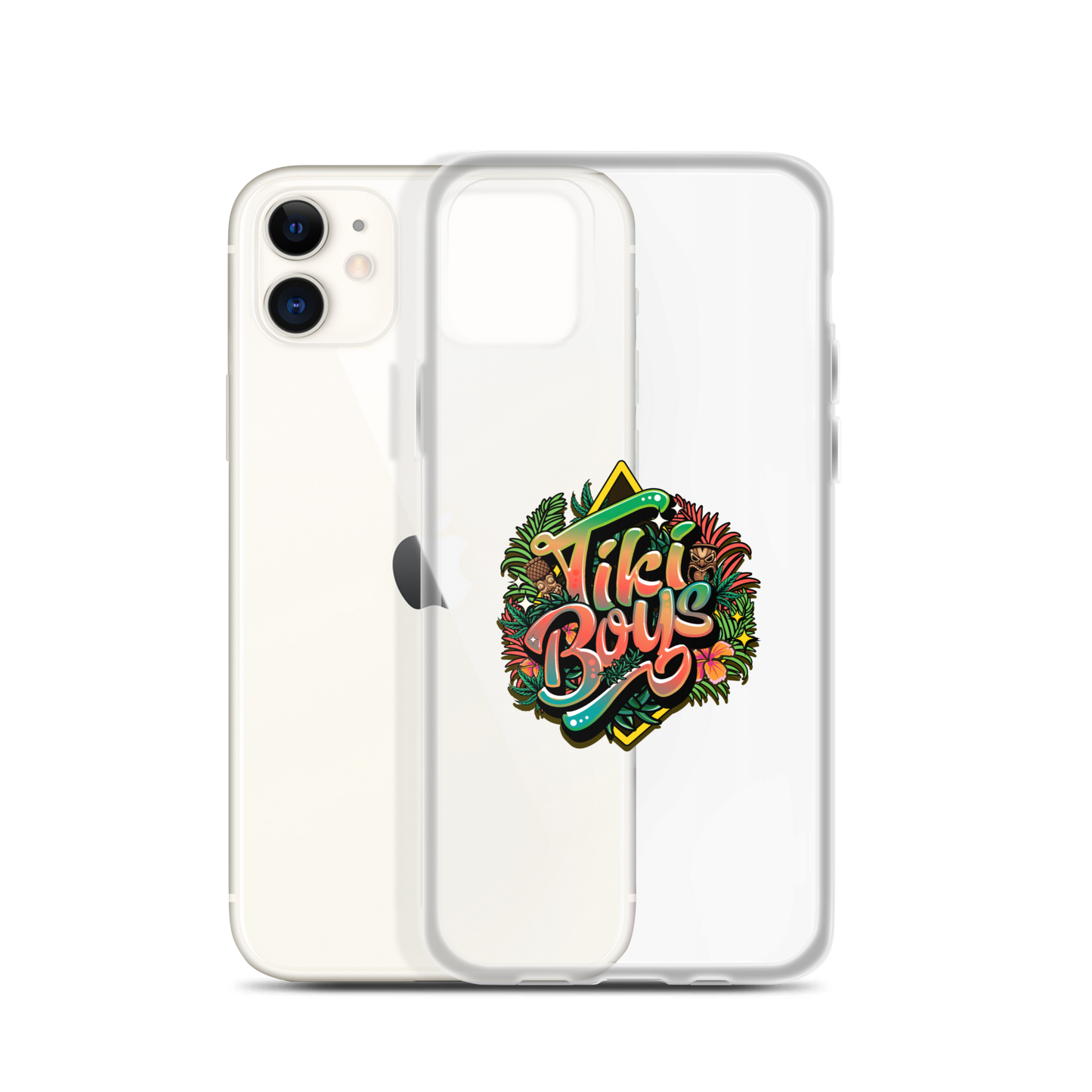 Tiki Boys Clear Case for iPhone®
