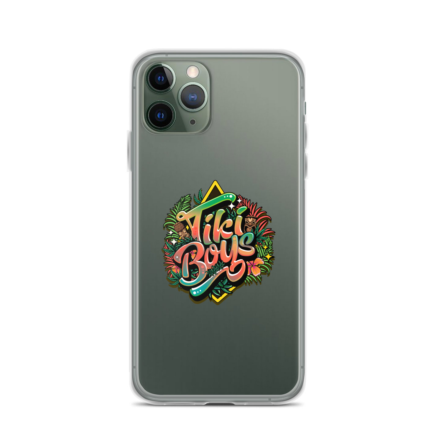 Tiki Boys Clear Case for iPhone®