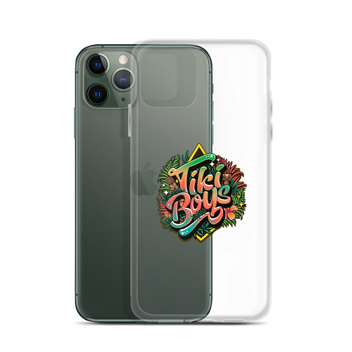 Tiki Boys Clear Case for iPhone®