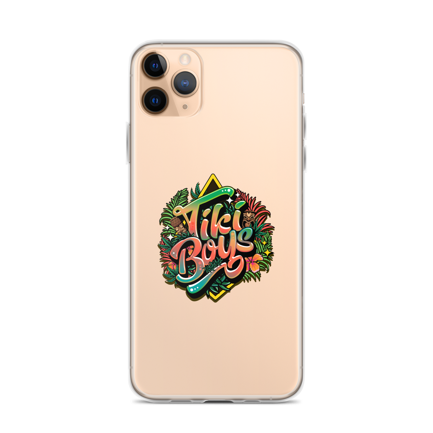 Tiki Boys Clear Case for iPhone®