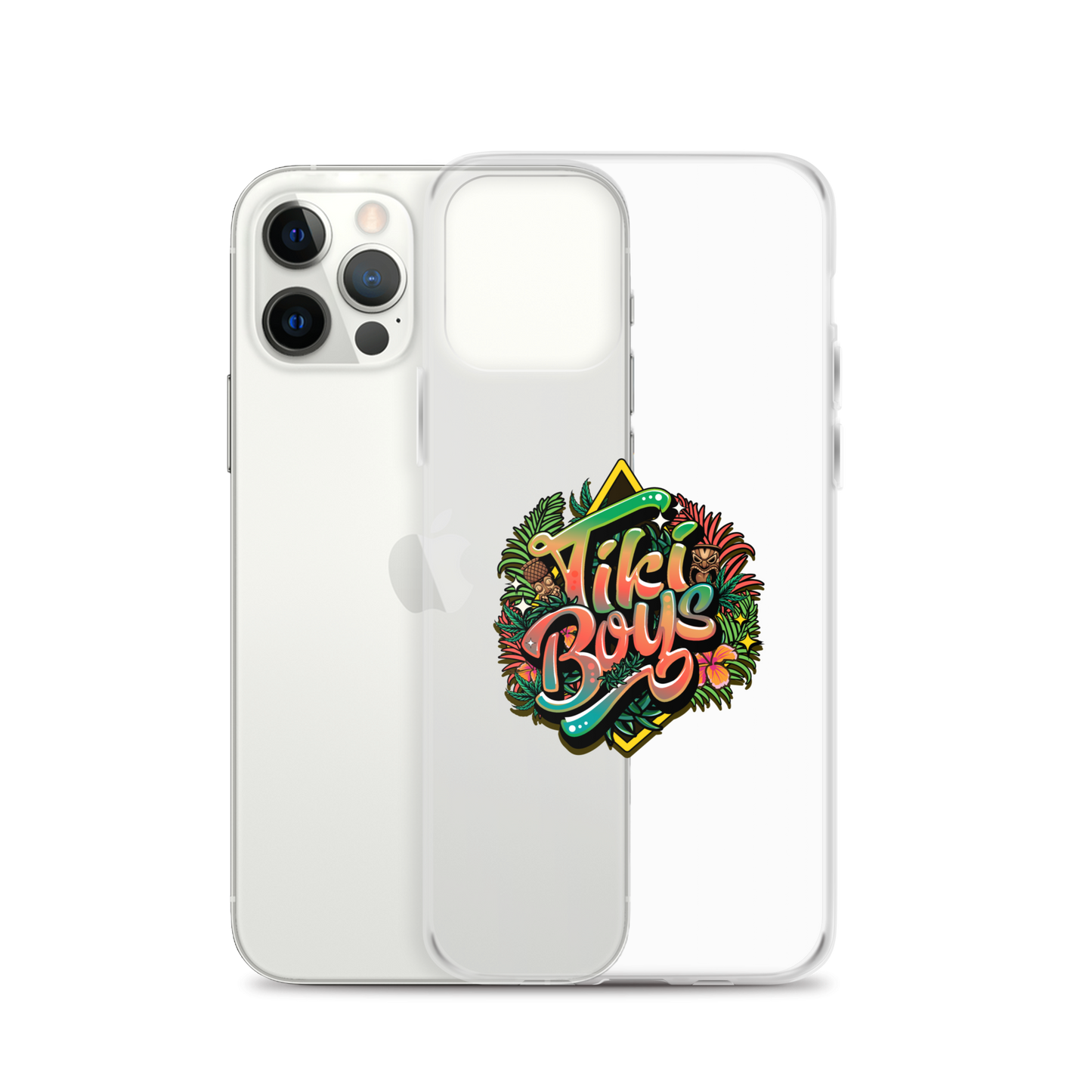 Tiki Boys Clear Case for iPhone®