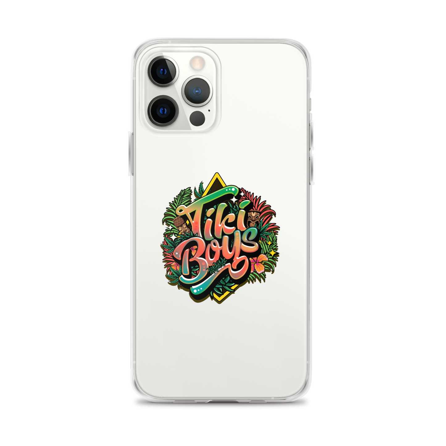 Tiki Boys Clear Case for iPhone®