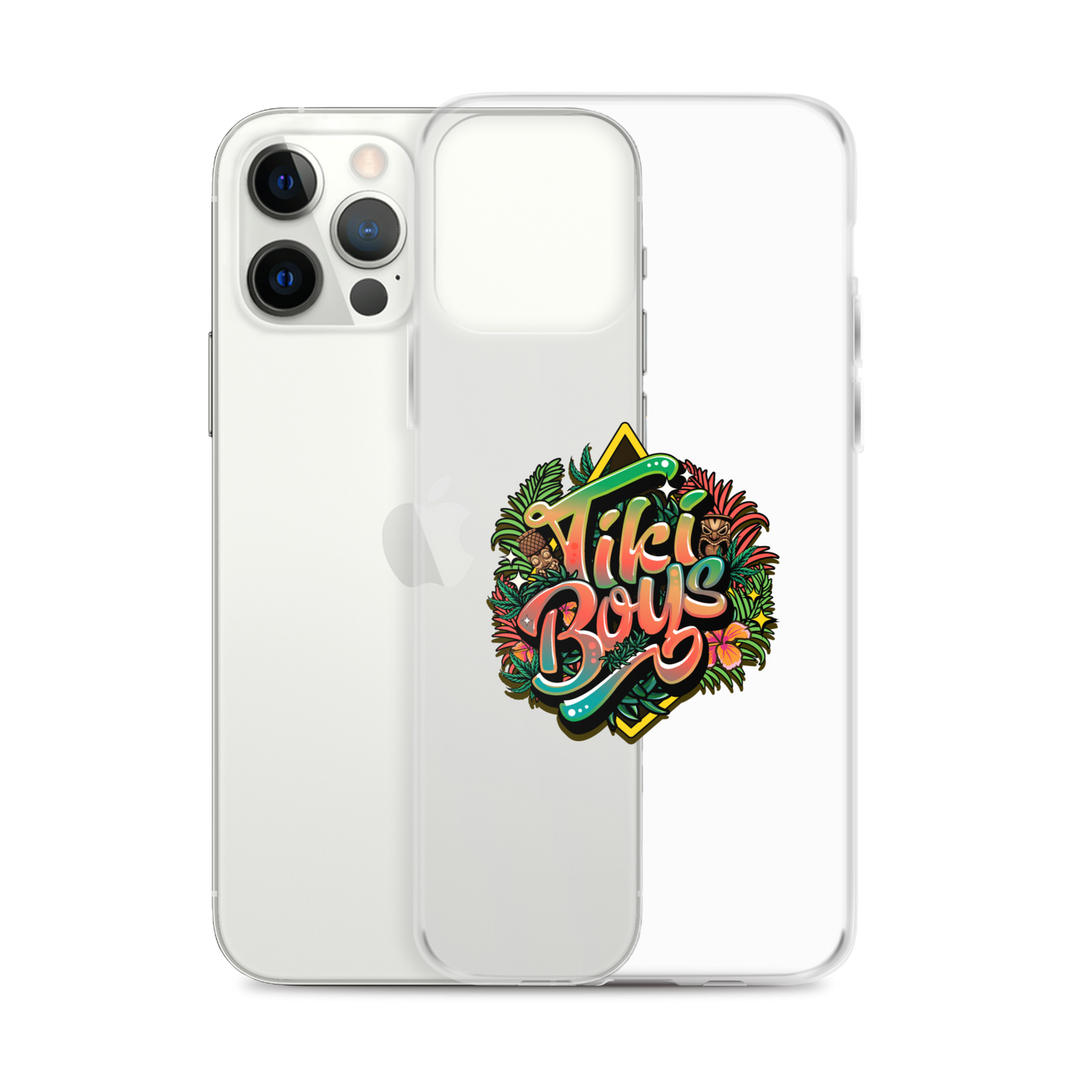 Tiki Boys Clear Case for iPhone®