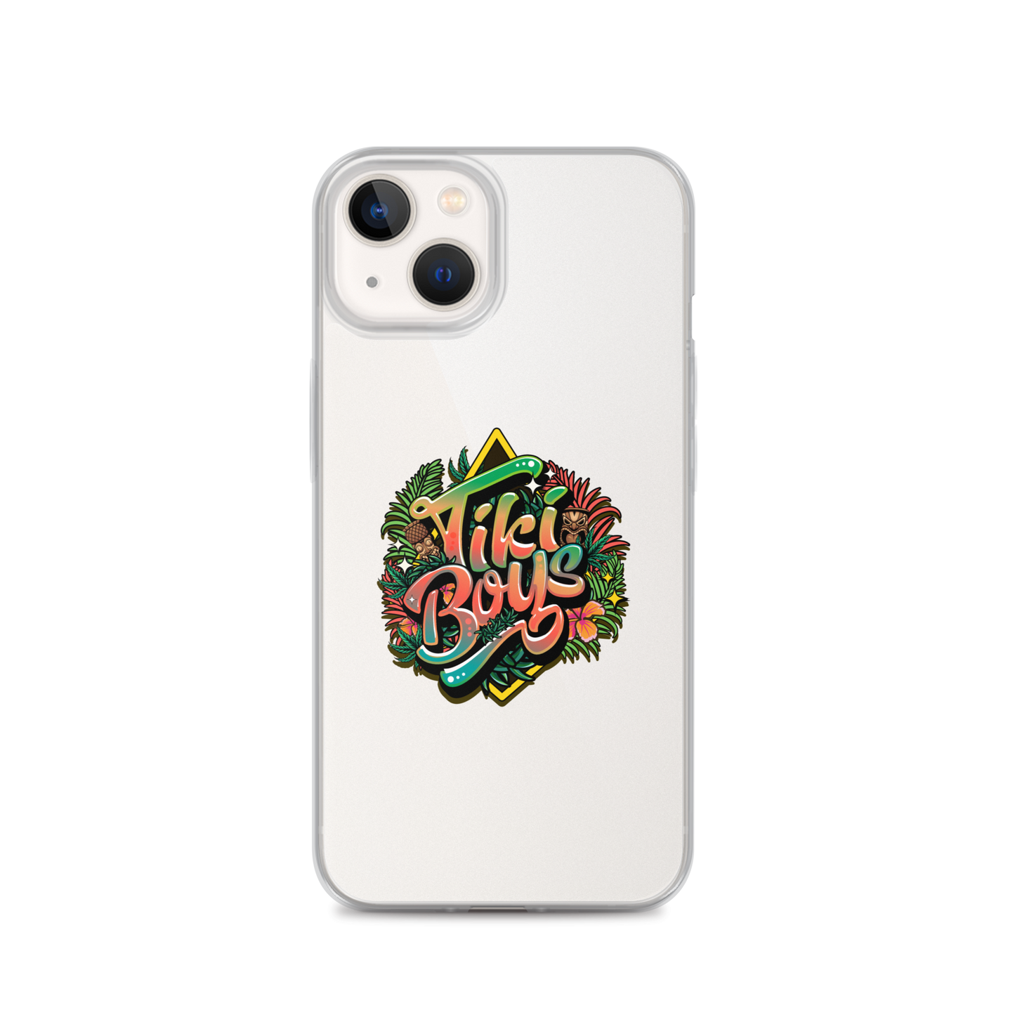 Tiki Boys Clear Case for iPhone®