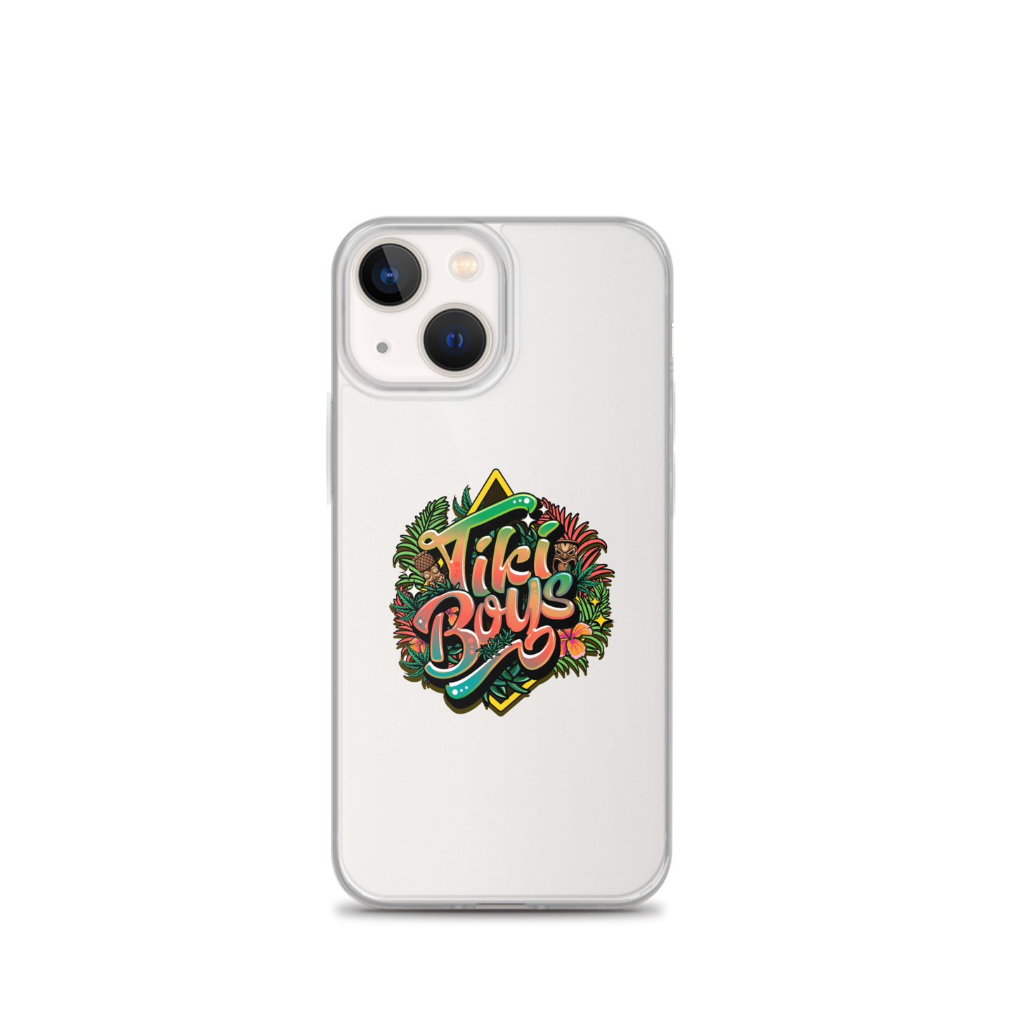 Tiki Boys Clear Case for iPhone®