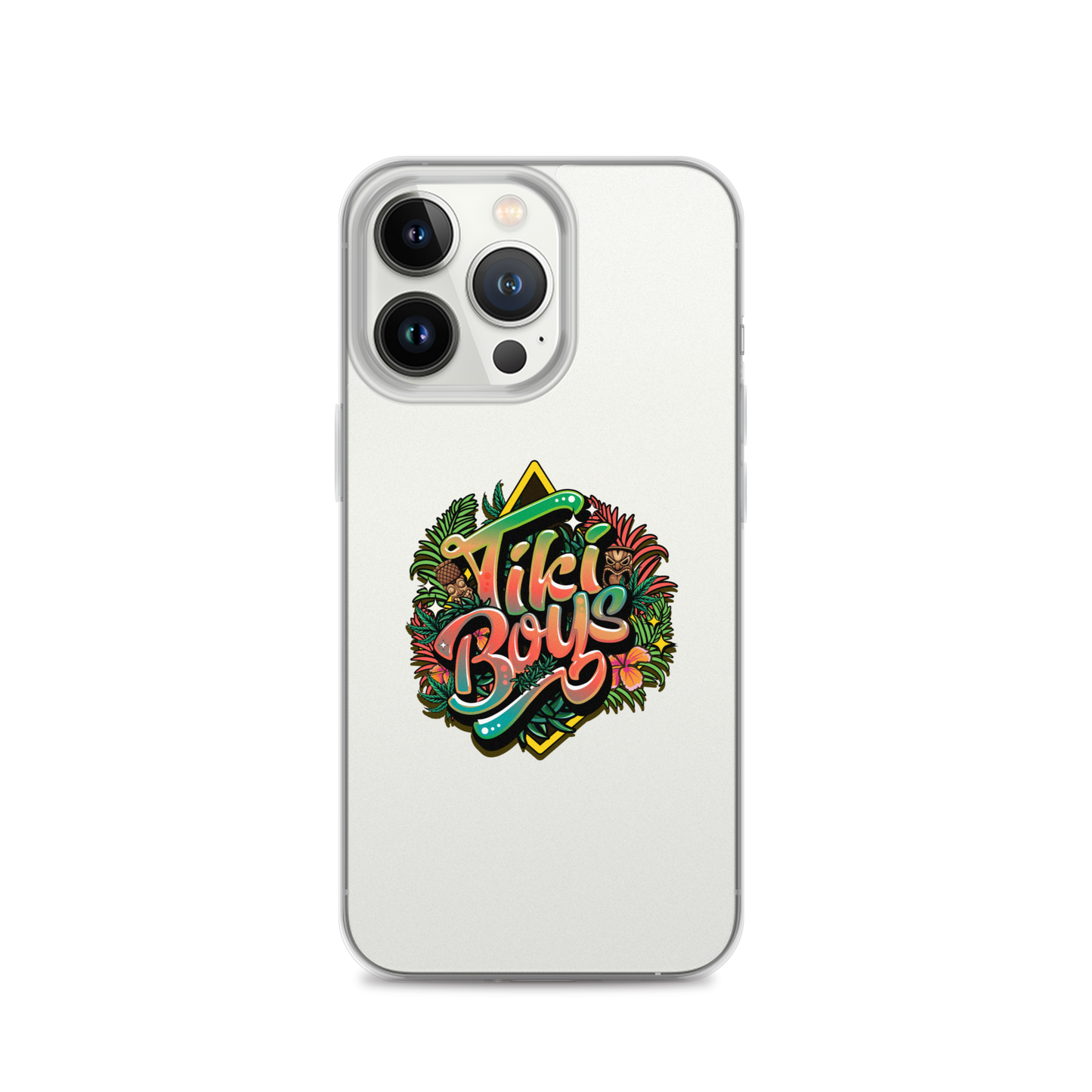 Tiki Boys Clear Case for iPhone®