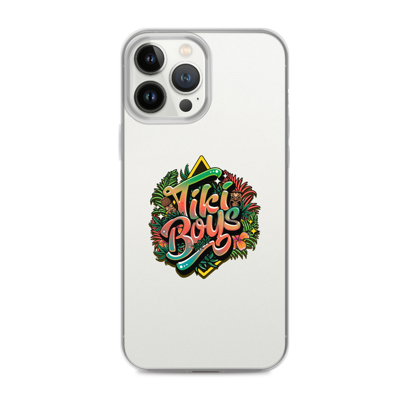 Tiki Boys Clear Case for iPhone®