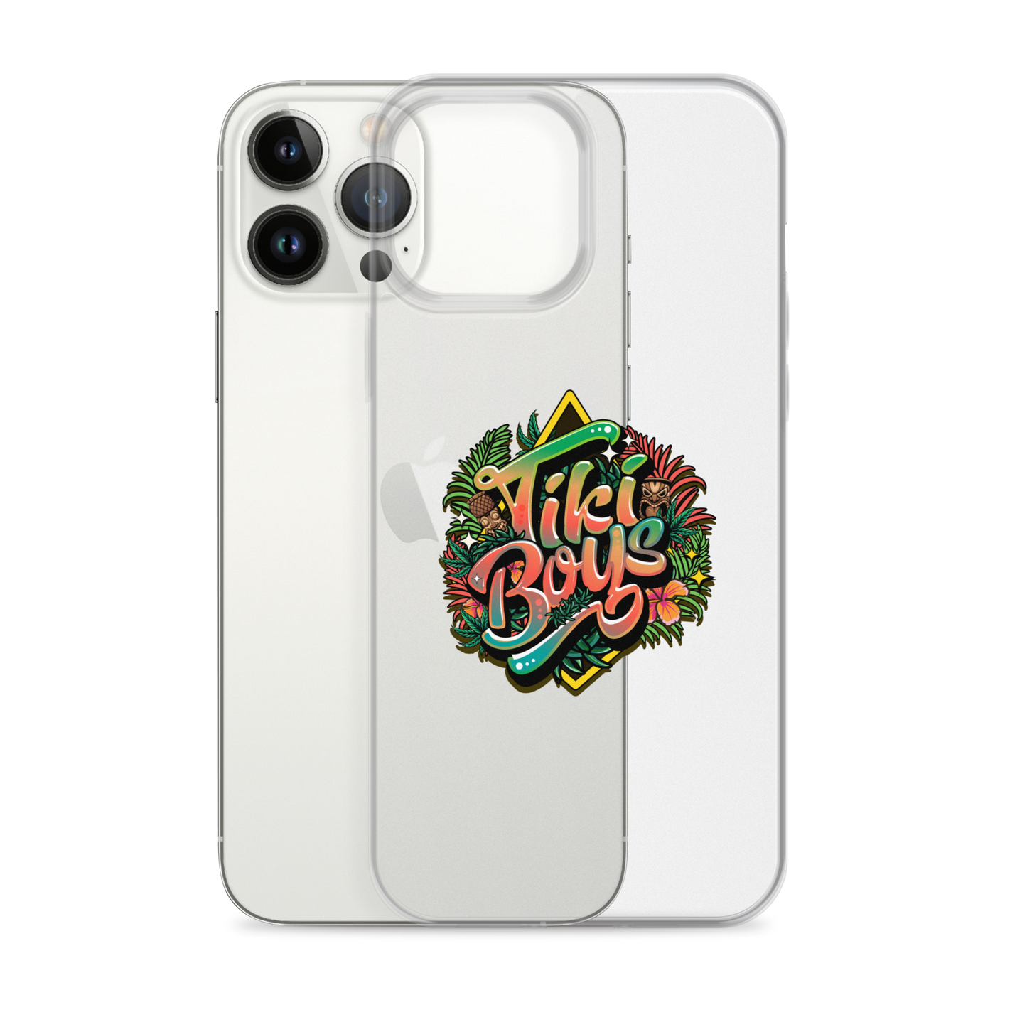 Tiki Boys Clear Case for iPhone®