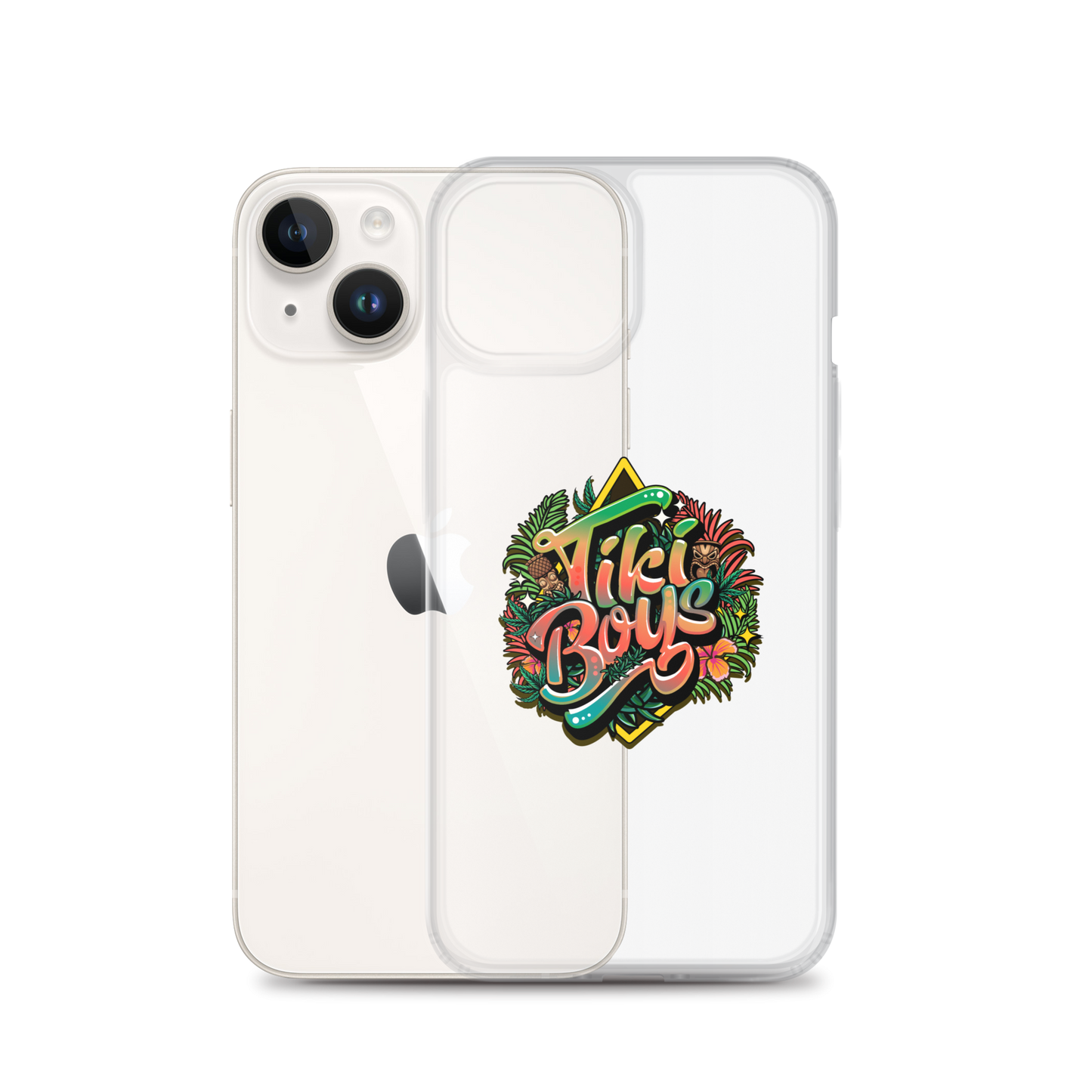 Tiki Boys Clear Case for iPhone®