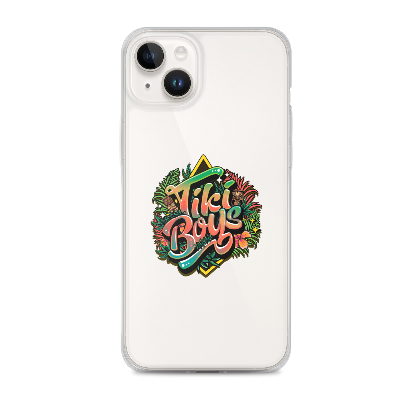 Tiki Boys Clear Case for iPhone®