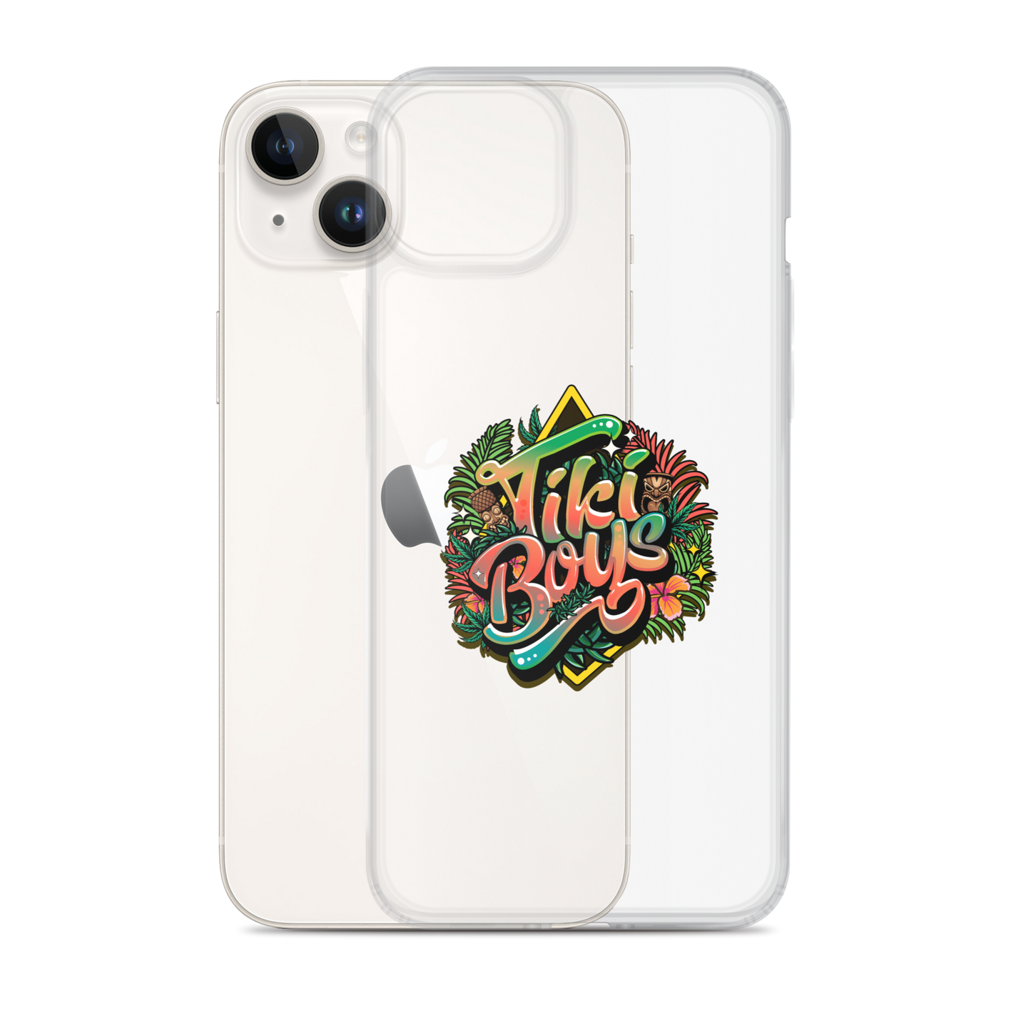 Tiki Boys Clear Case for iPhone®