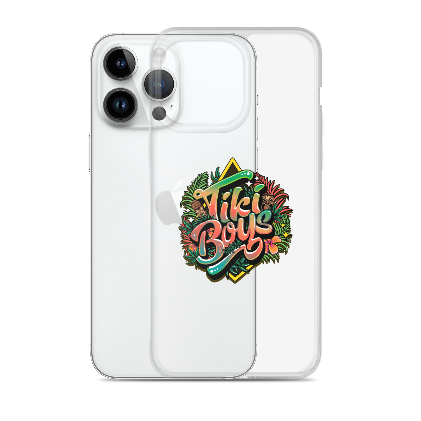 Tiki Boys Clear Case for iPhone®