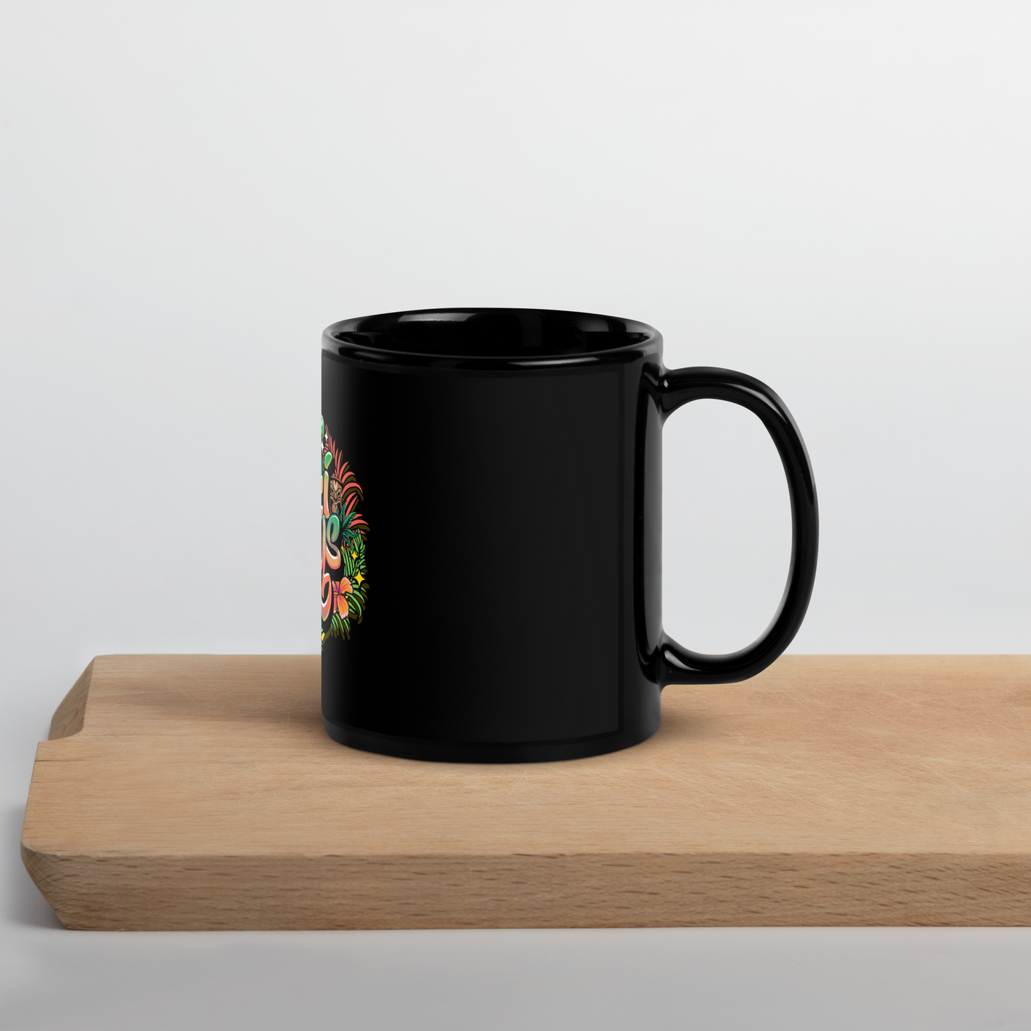 Tiki Boys Black Glossy Mug