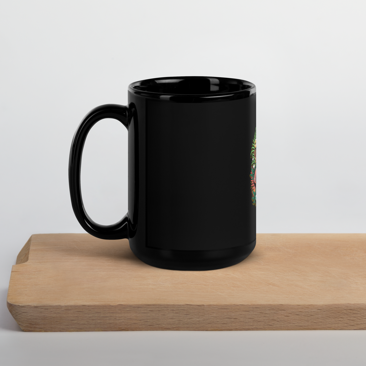 Tiki Boys Black Glossy Mug