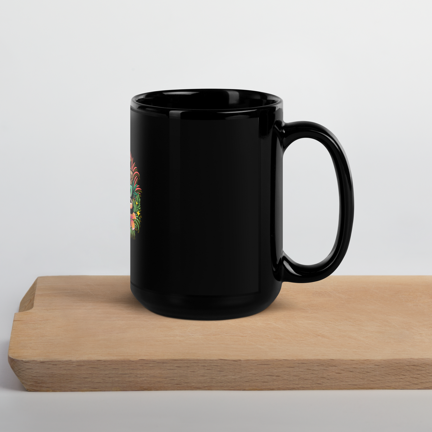 Tiki Boys Black Glossy Mug